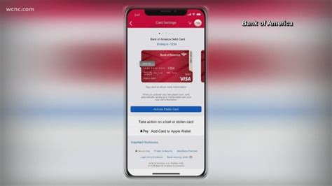 Bank of America virtual debit card